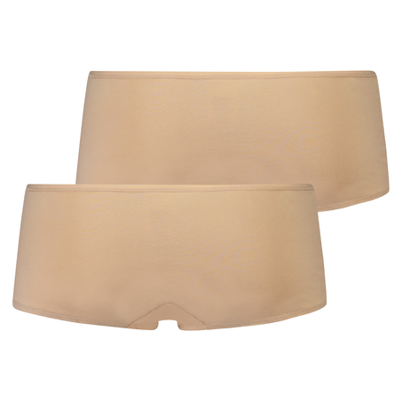 Lot de 2 boxer Kim Cotton, Beige