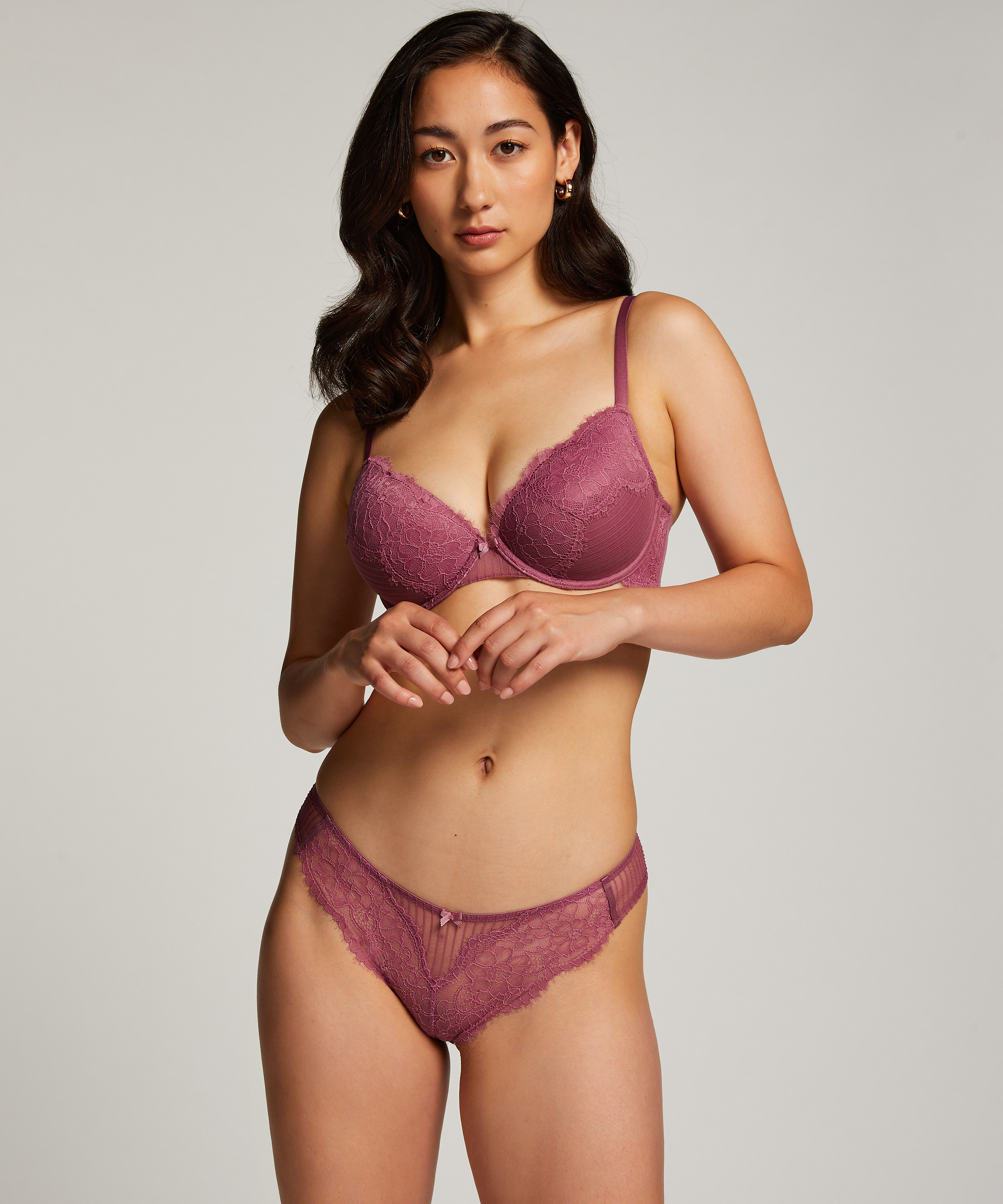 Soutien-gorge à armatures préformé Bliss, Violet, main
