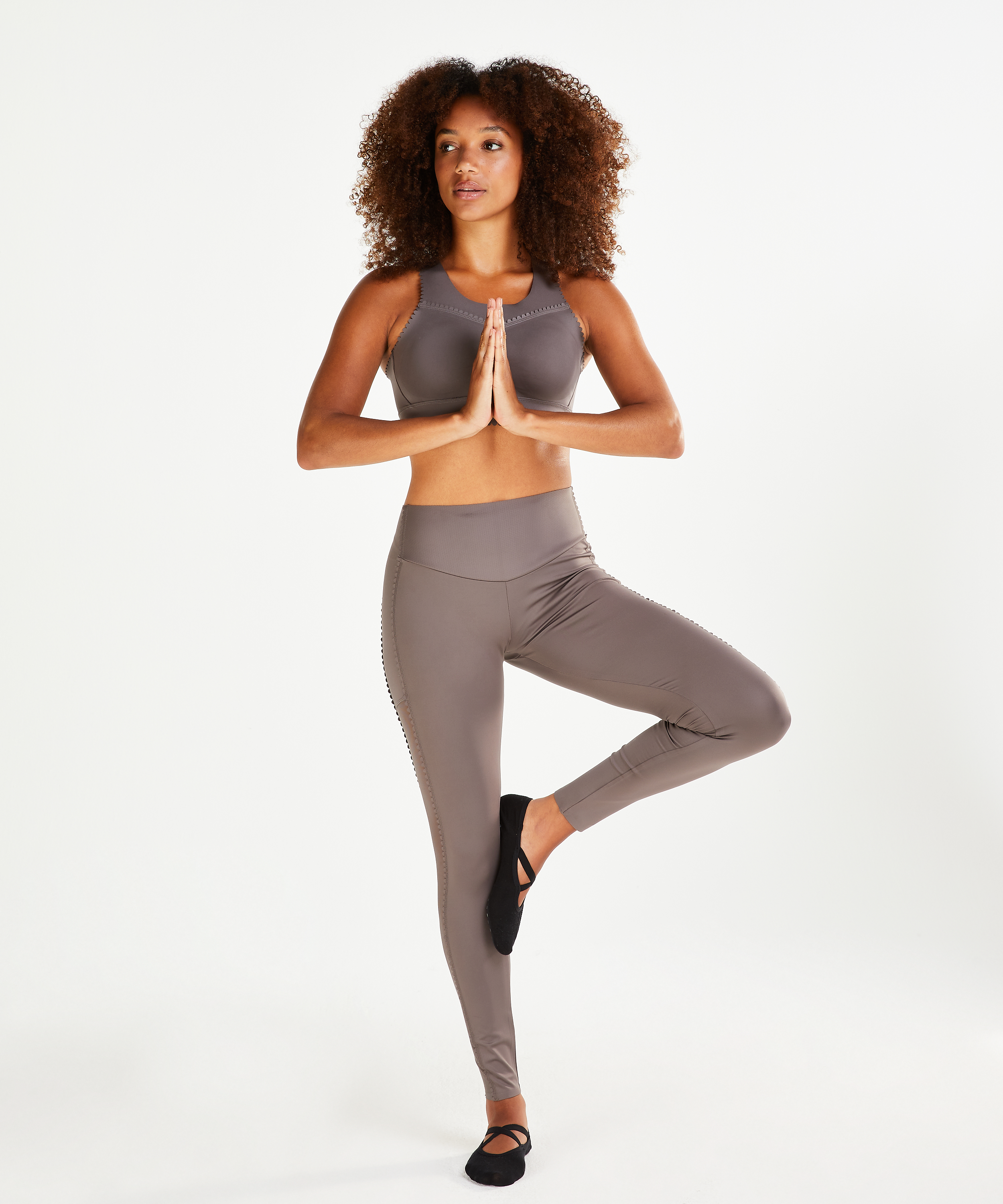 Soutien-gorge de sport HKMX The Scallop level 2, Gris, main