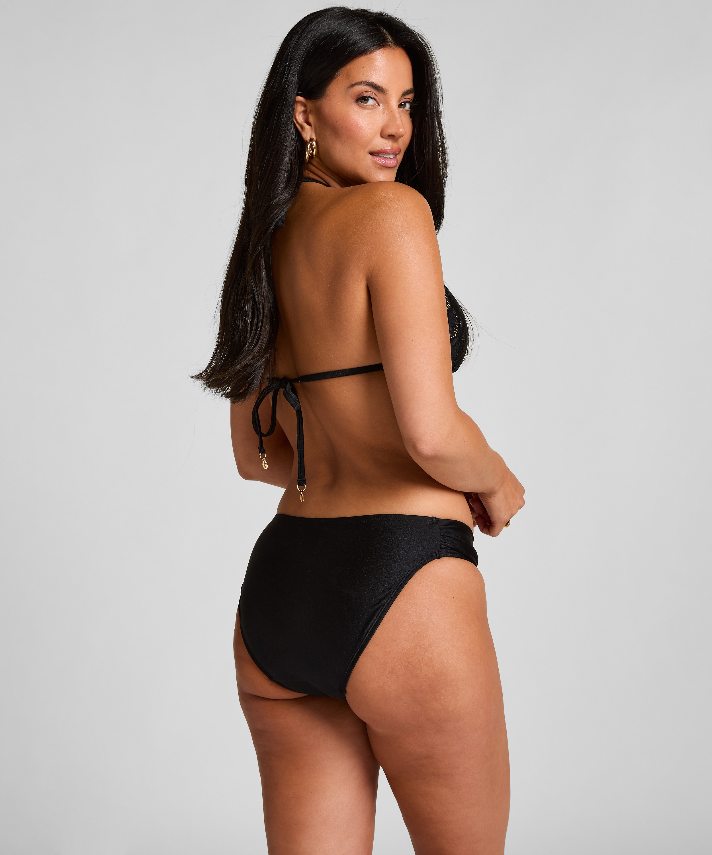 Bas de bikini Boho Rio, Noir, main