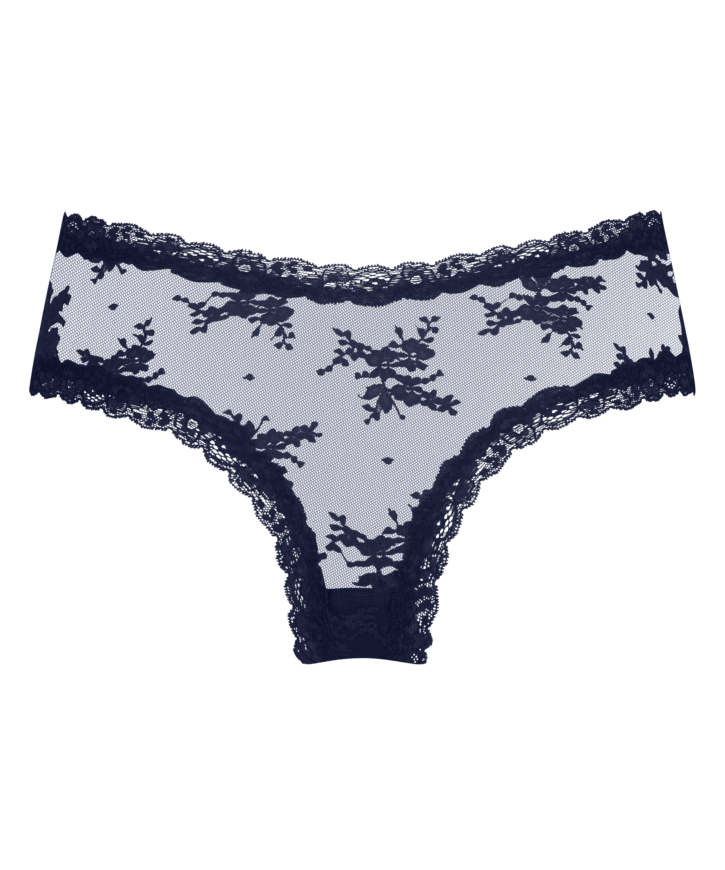 Slip br&eacute;silien V-shape mesh, Bleu, main