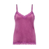 Camisole velours Dentelle, Violet