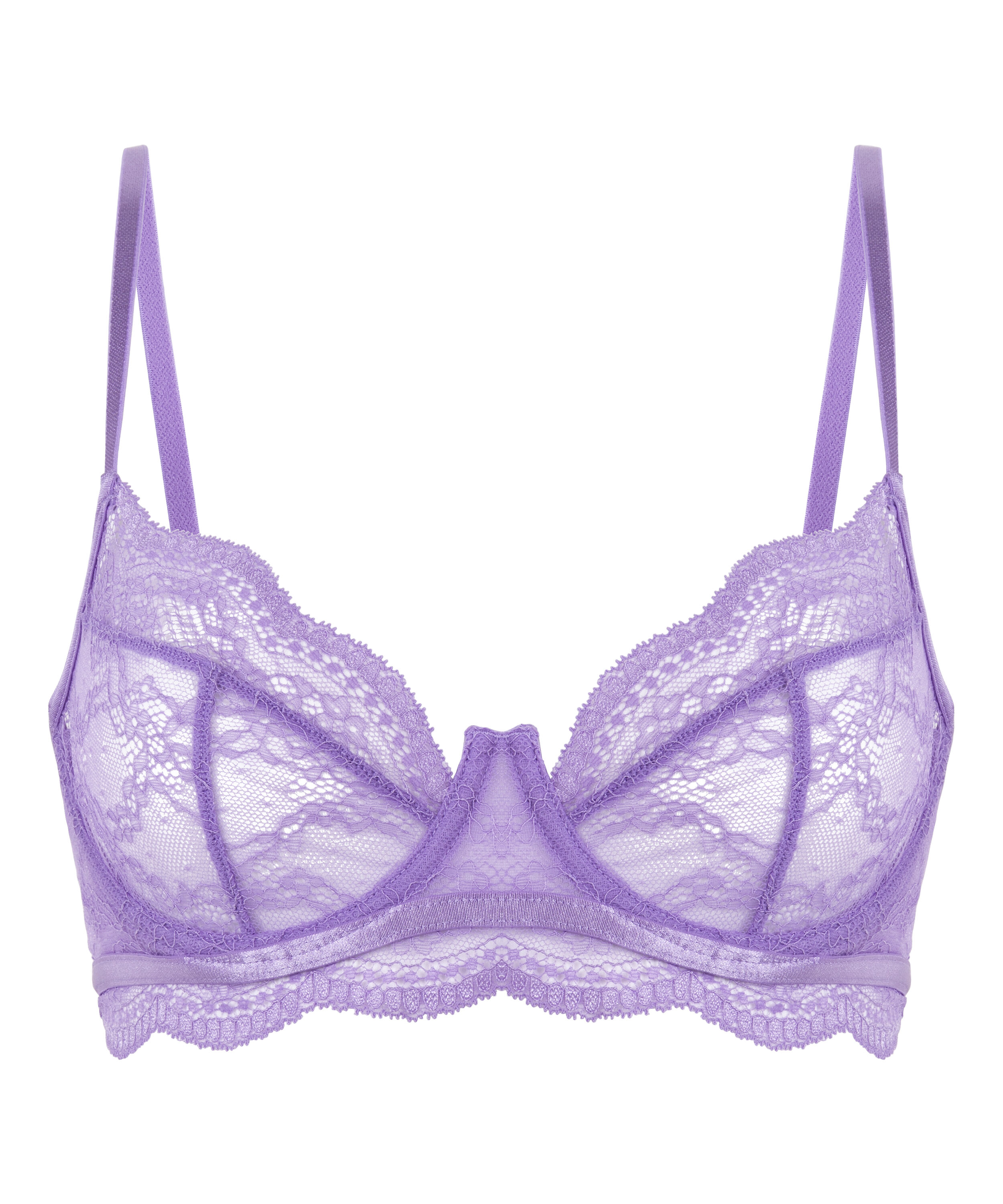 Soutien-gorge non-rembourr&eacute; &agrave; armatures Isabelle, Violet
