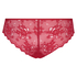 Slip br&eacute;silien Invisible Lace Back, Rouge