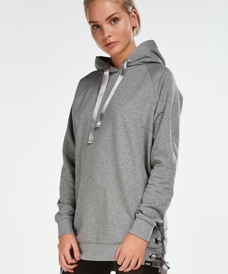 Sweat HKMX lacé, Gris
