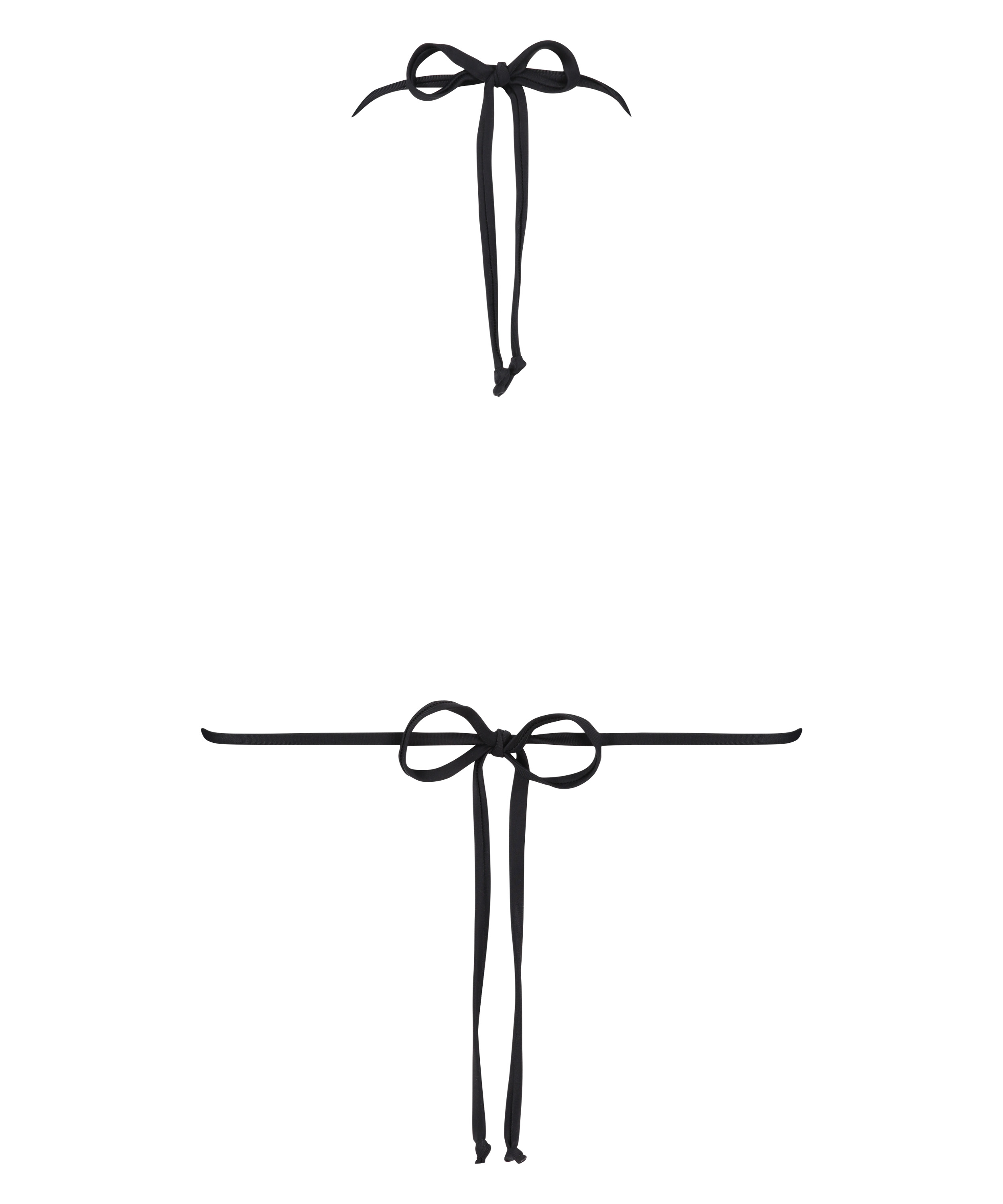 Haut de bikini triangle Doha, Noir, main