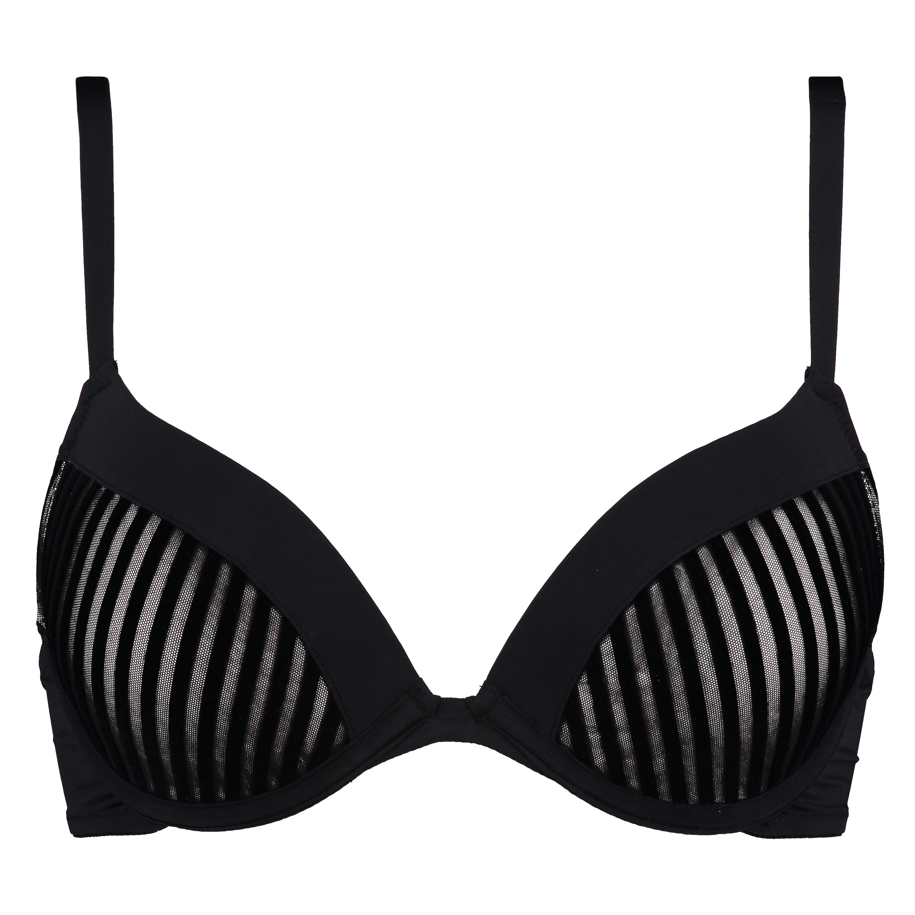 Soutien-gorge à armatures préformé push-up Pia, Noir, main