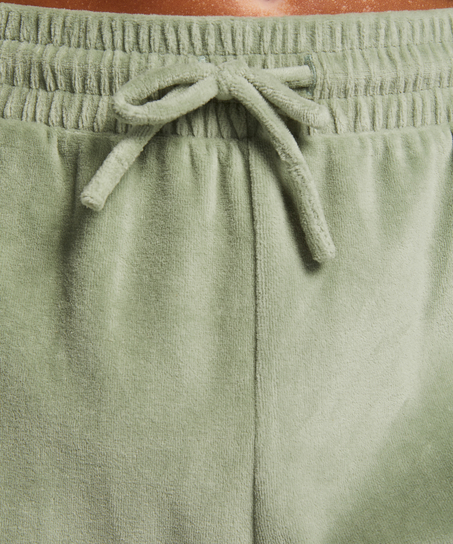 Pantalon de pyjama velours, Vert
