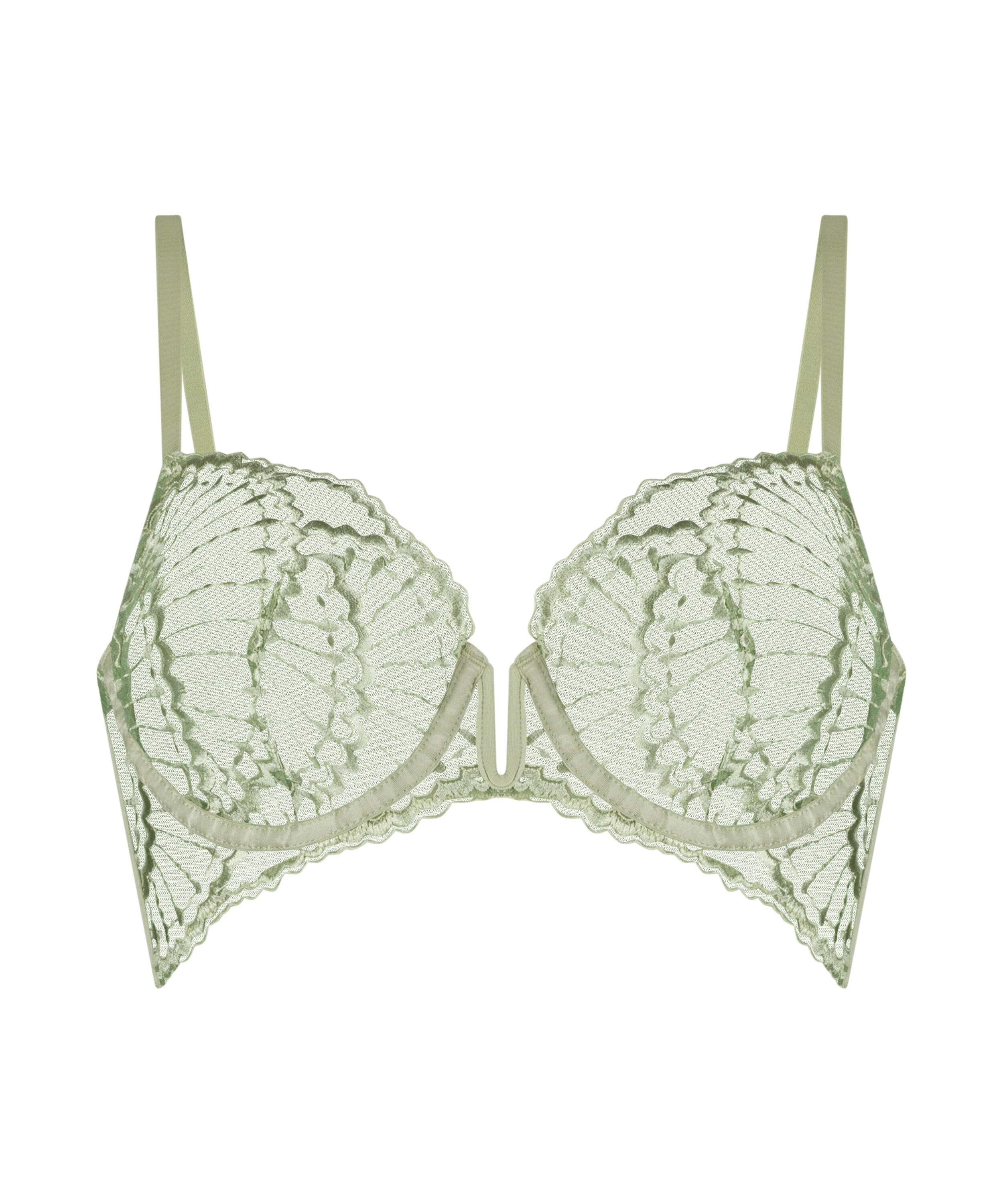 Soutien-gorge &agrave; armatures non pr&eacute;form&eacute; Sali, Vert