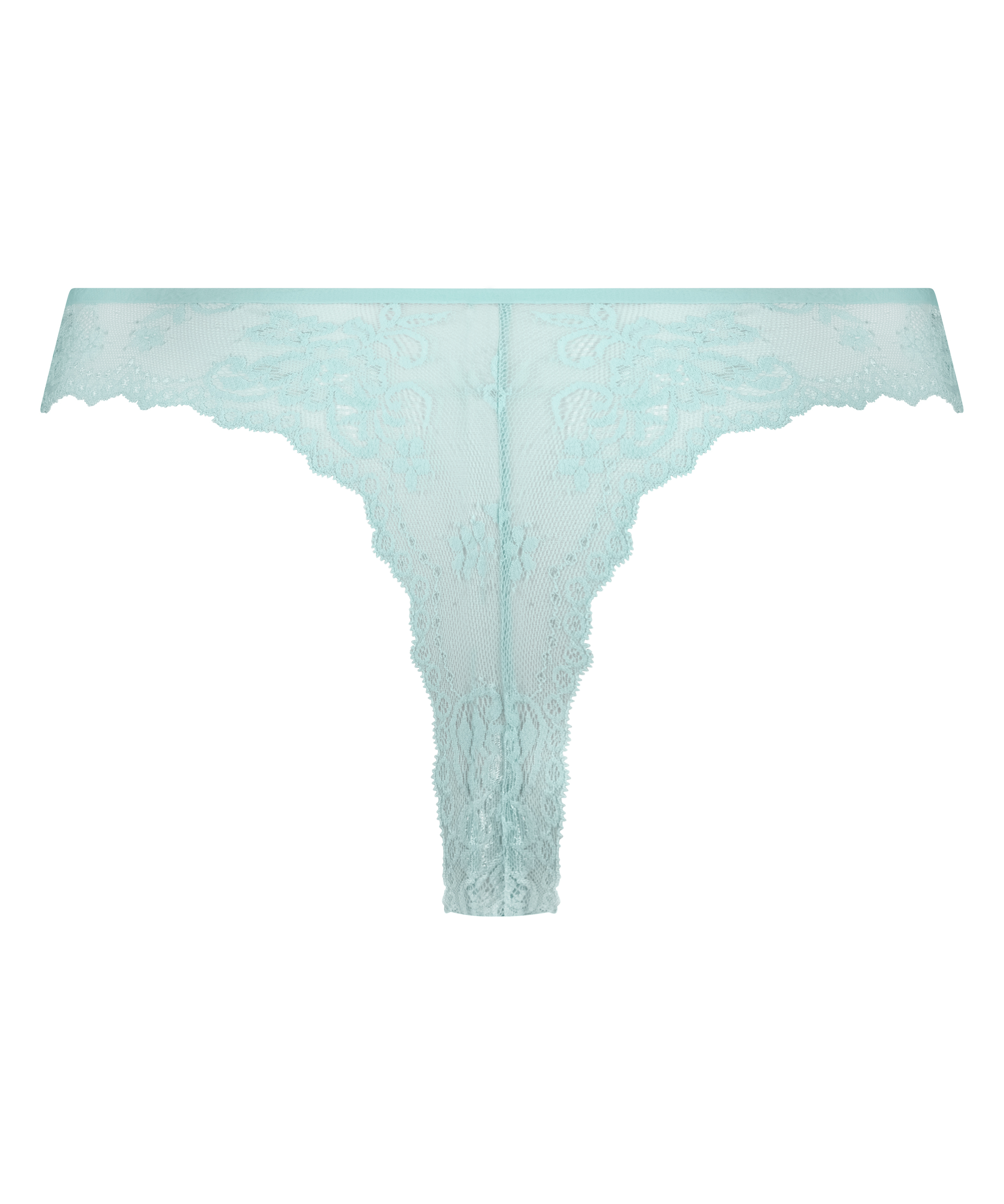 String Invisible Lace back, Bleu, main