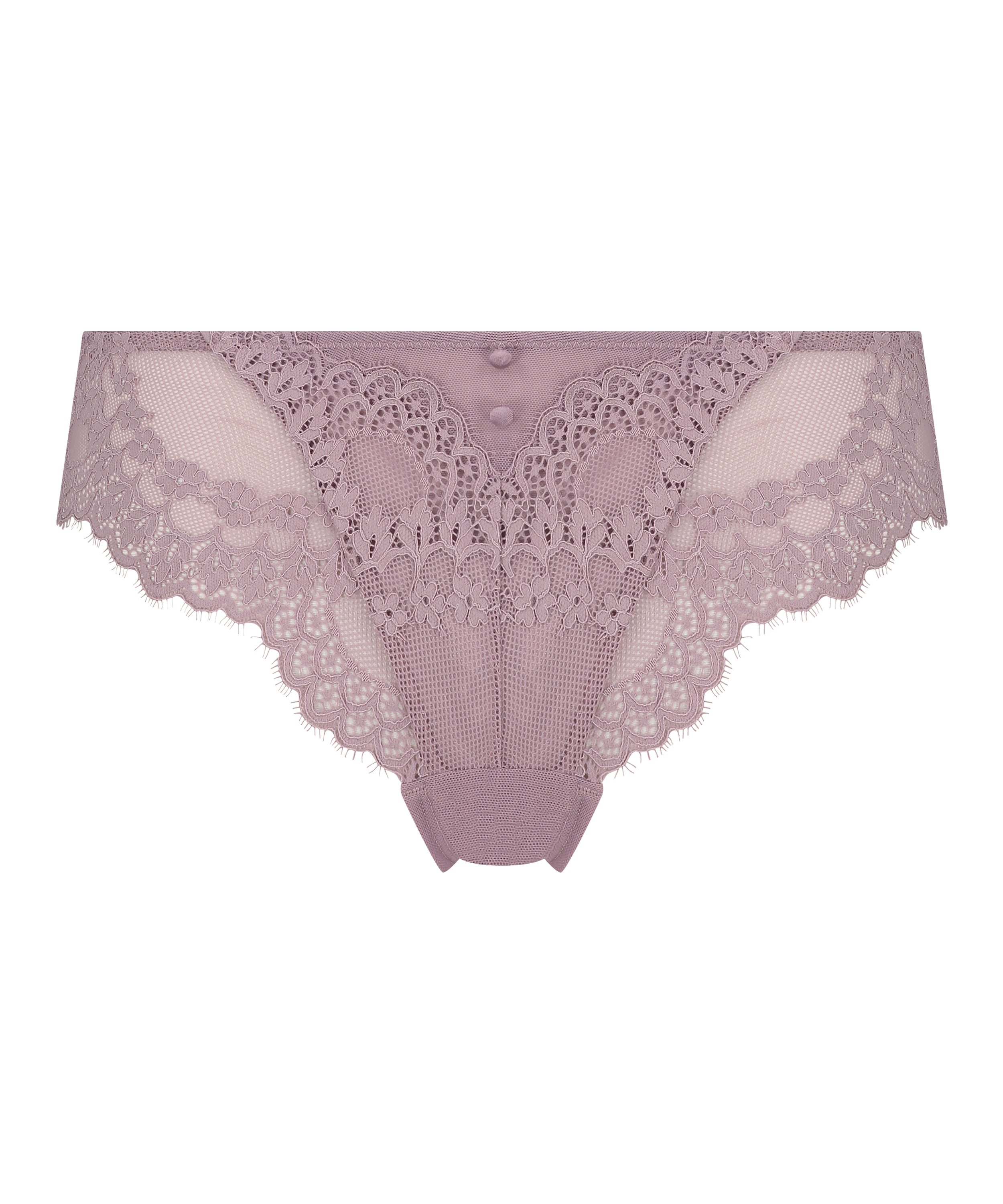 Slip brésilien Daisy, Violet, main