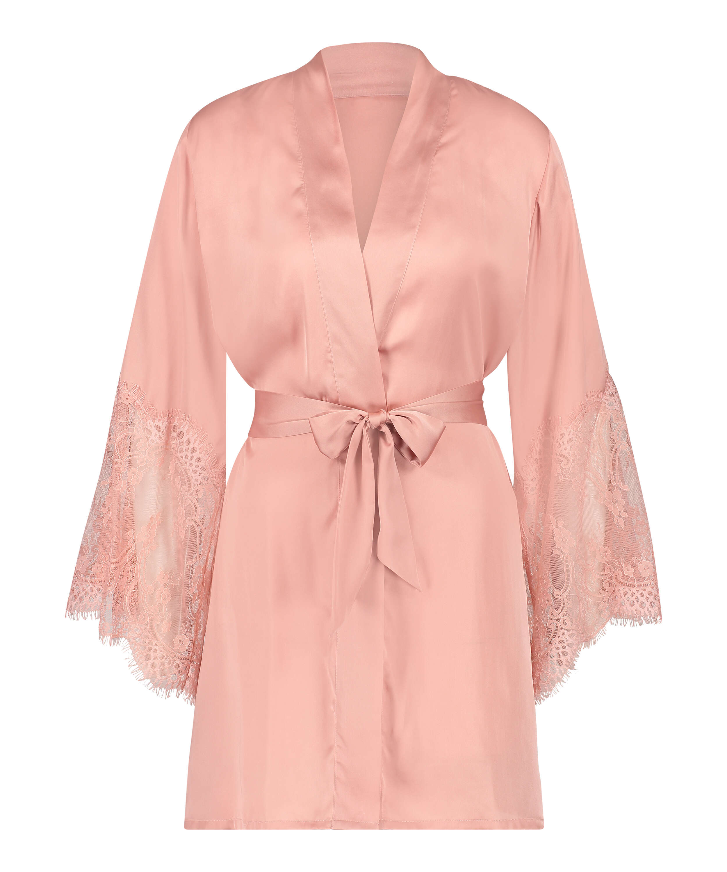 Kimono Satin, Rose, main