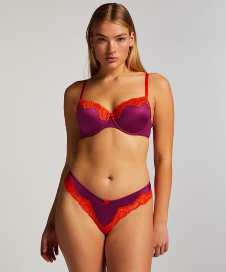 Soutien-gorge à armatures préformé Lace & Shine, Rose