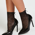 1 paire de chaussettes Mesh Rebecca Mir, Noir