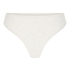 Tanga en coton doux, Beige