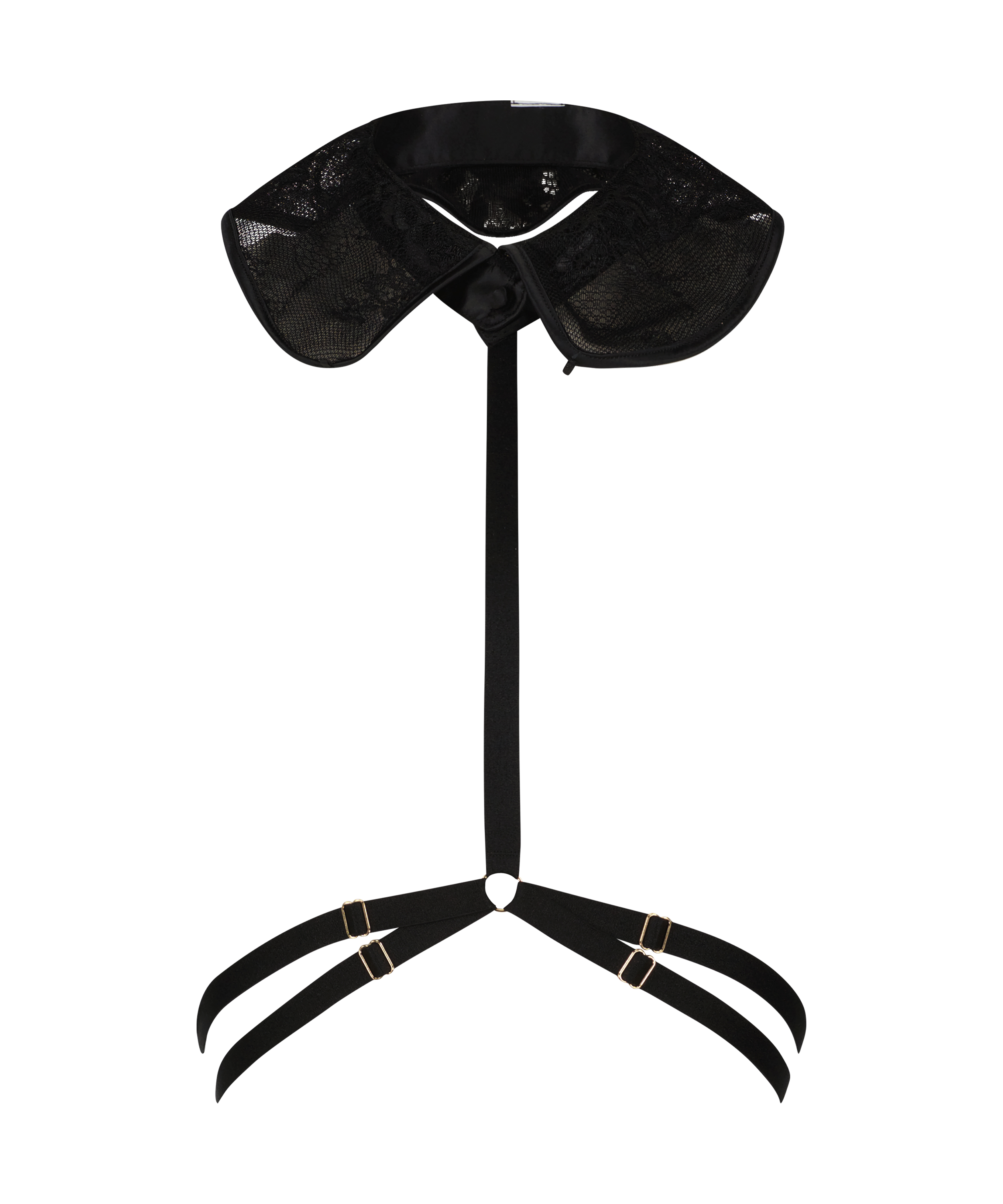 Harnais ras-de-cou Private, Noir, main