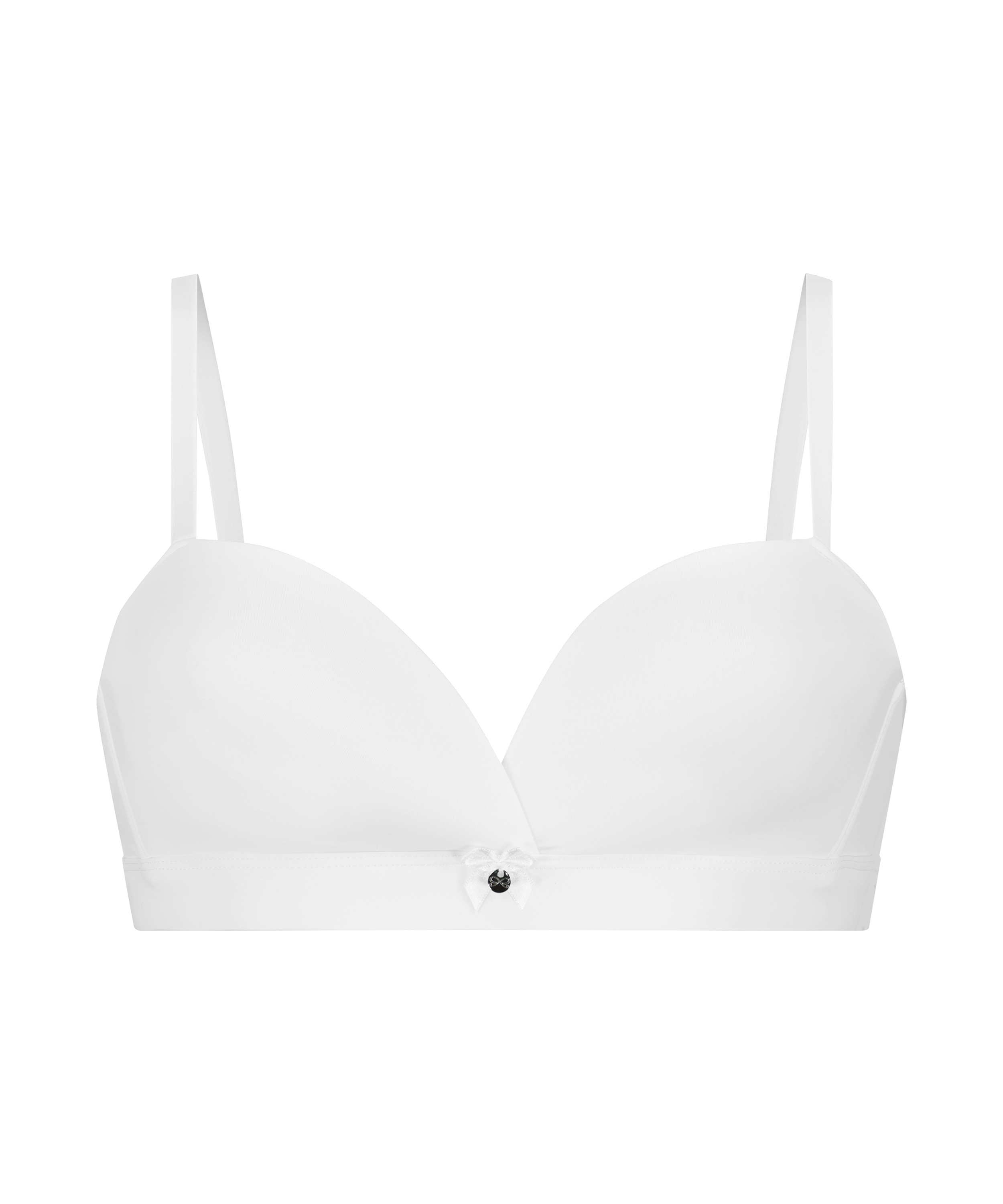 Soutien-gorge sans armature préformé, Blanc, main