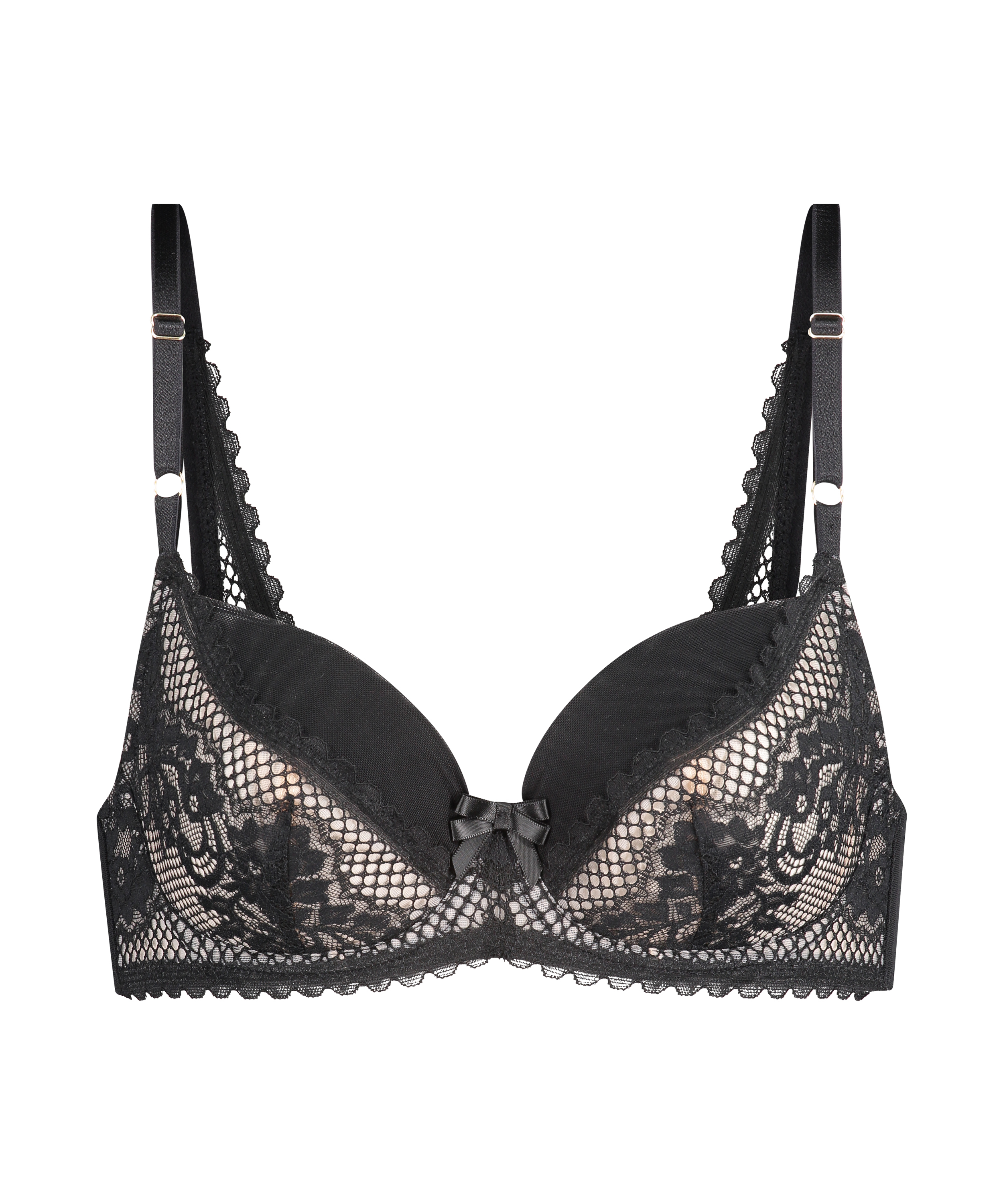 Soutien-gorge à armatures non-préformé Malika, Noir, main