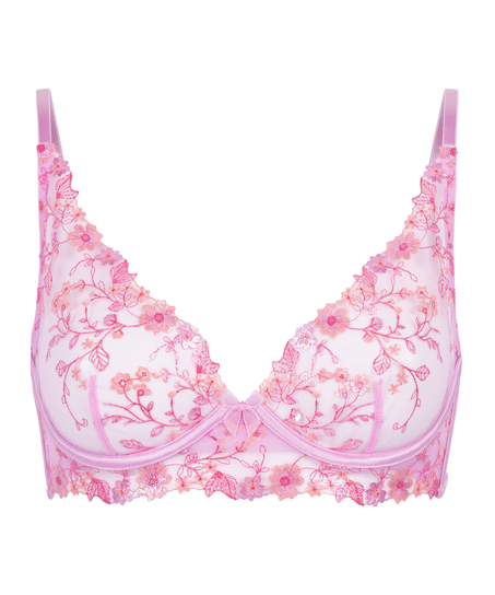 Soutien-gorge longline à armatures non préformé Lillia, Rose