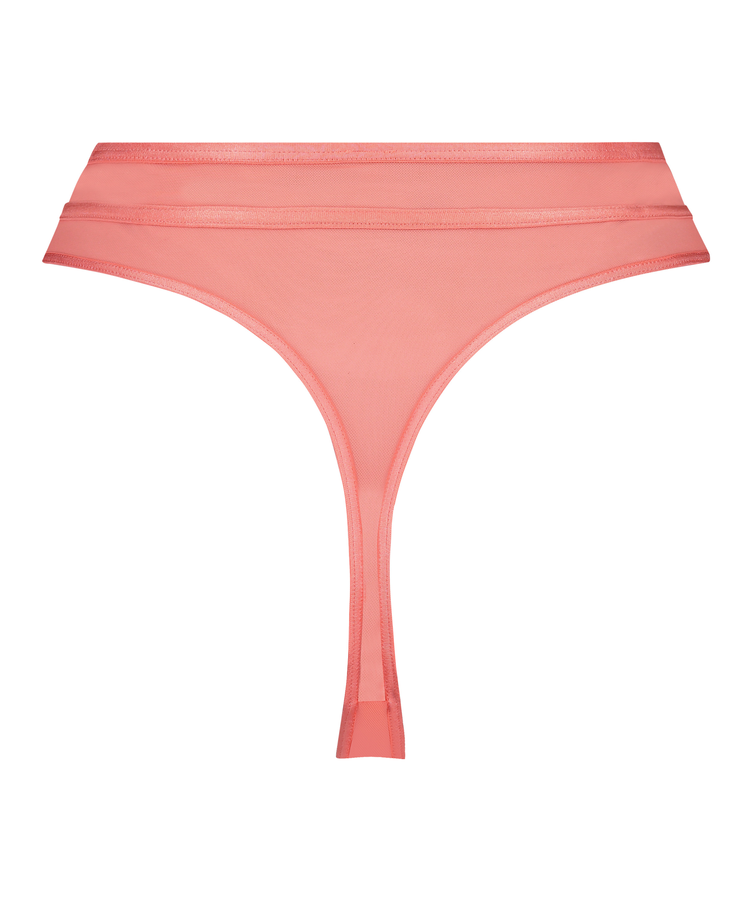 String échancré Sexy Mesh, Orange, main