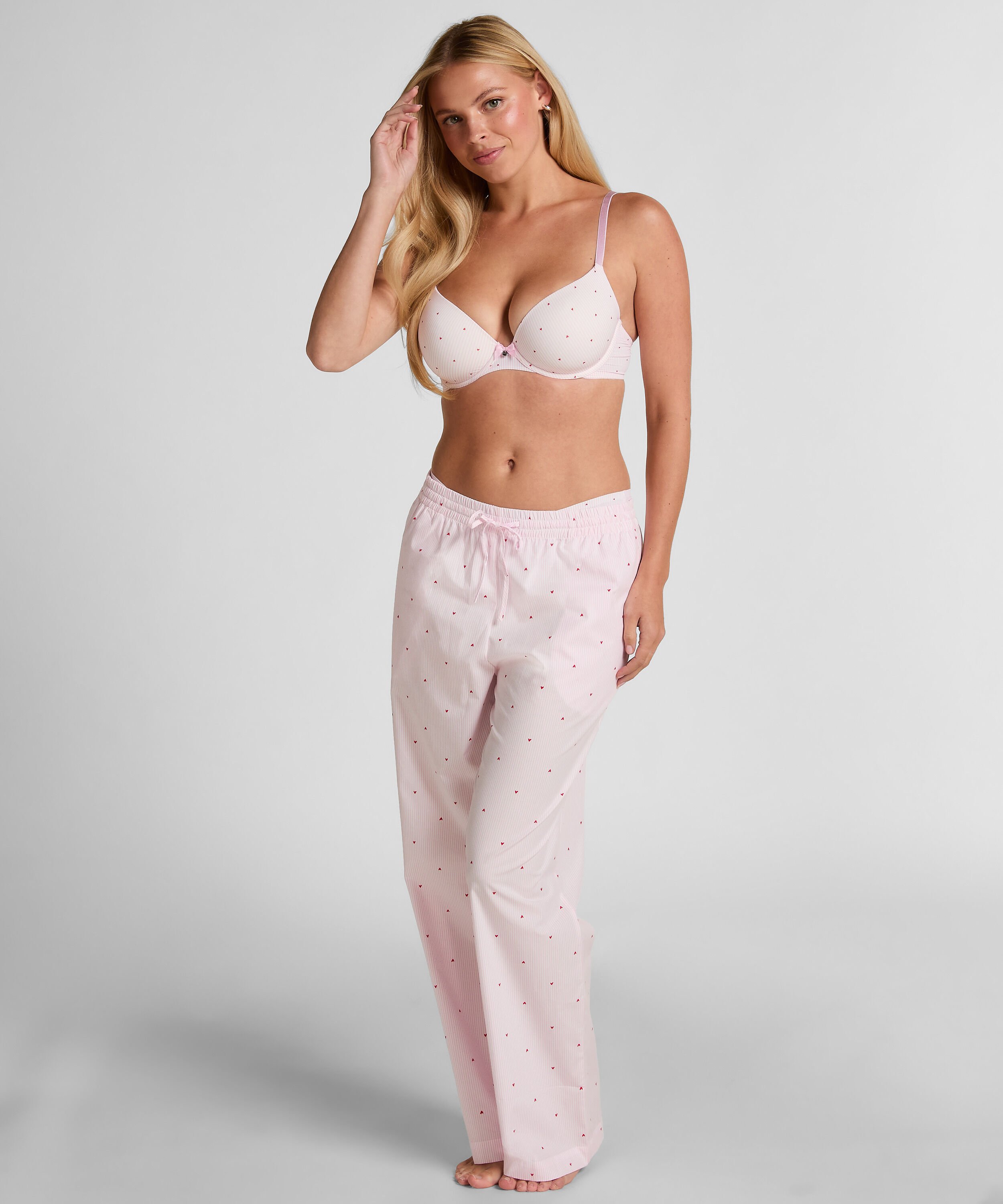 Soutien-gorge à armatures préformé Plunge, Rose