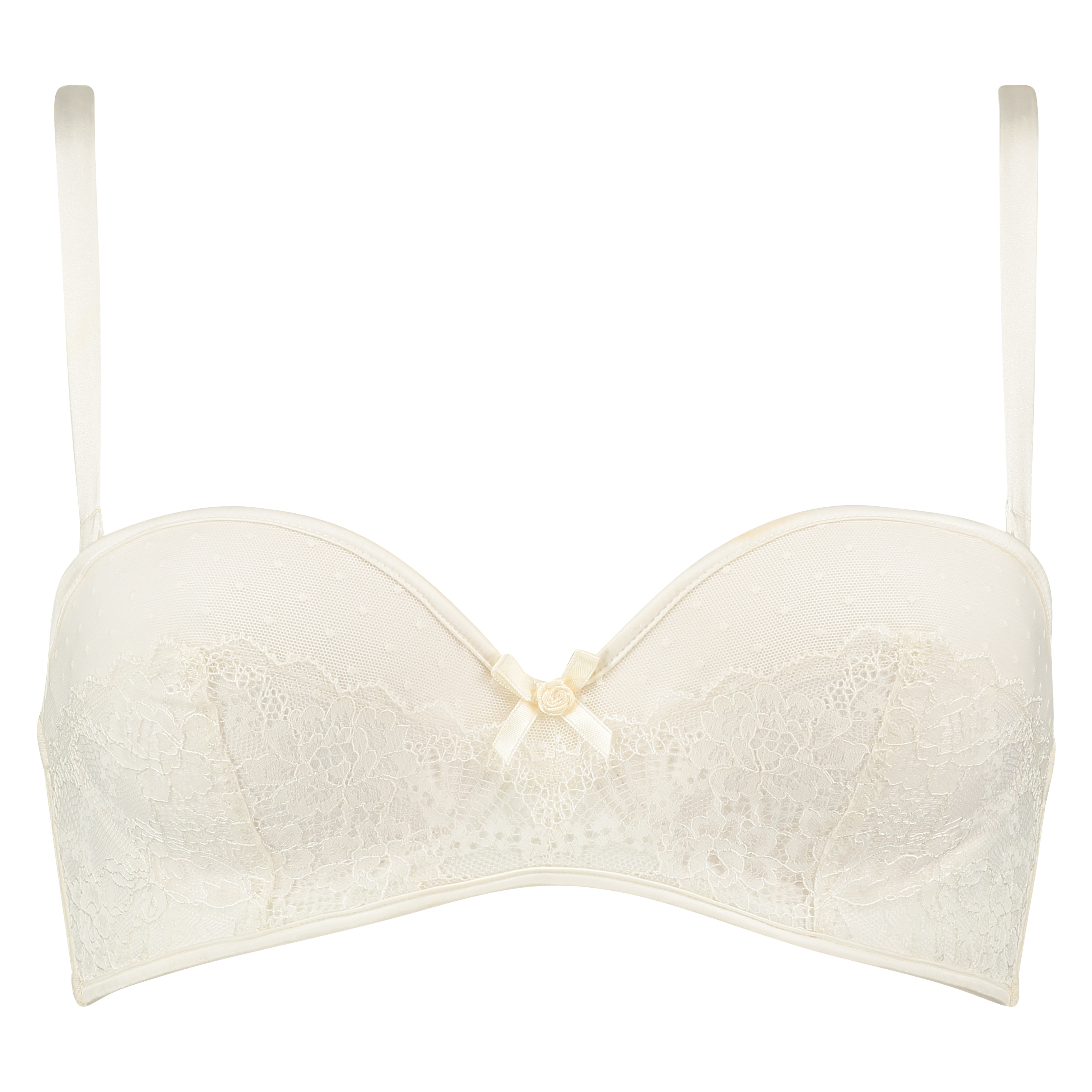 Padded strapless underwired bra Ramona, Blanc, main