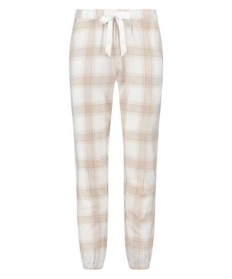 Pantalon de Pyjama Flanel, Beige