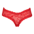 Slip brésilien V-shape mesh, Rouge