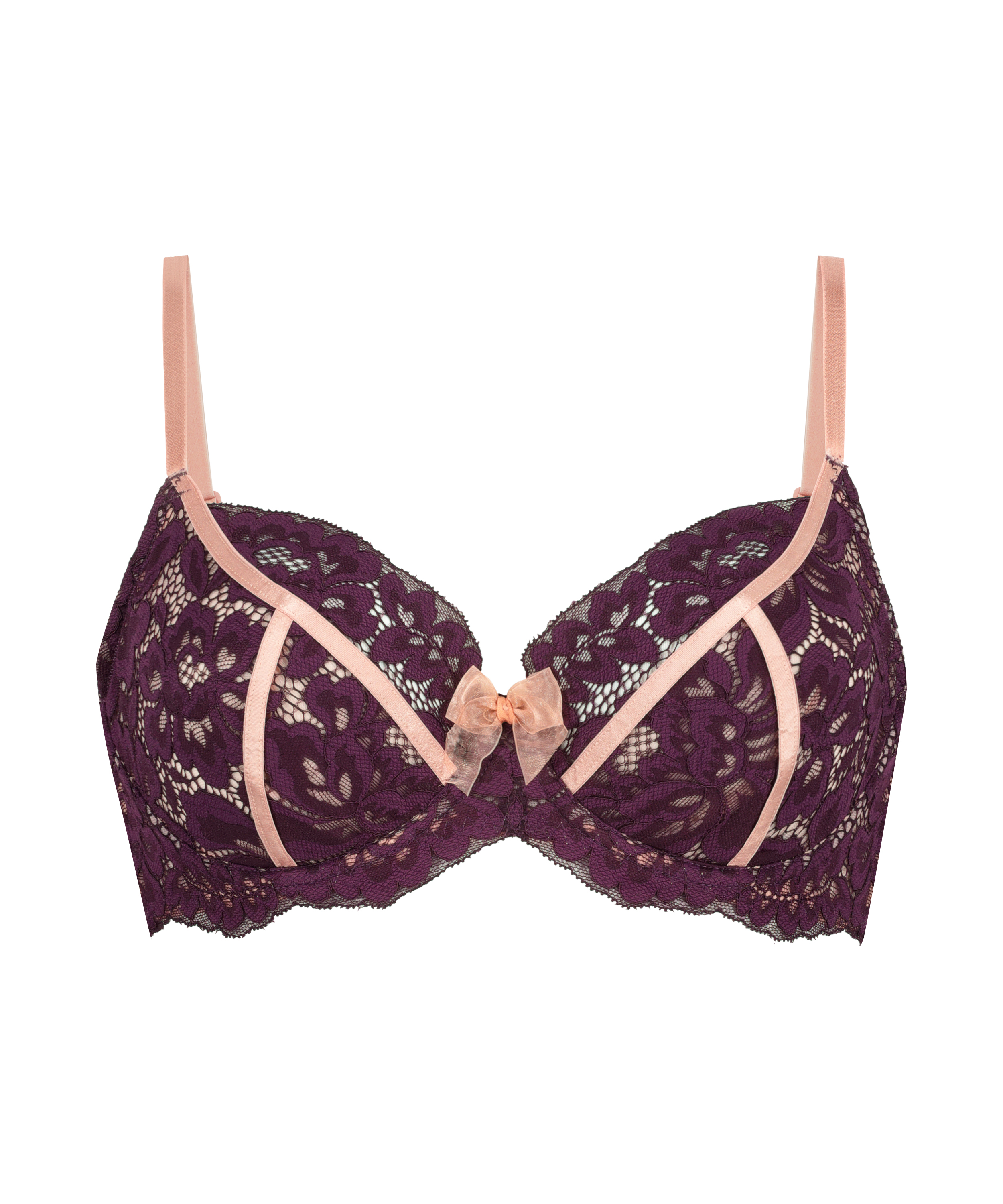 Soutien-gorge &agrave; armatures non-pr&eacute;form&eacute; Millie, Violet, main