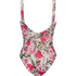 Maillot de bain Tropical, Blanc