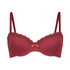 Soutien-gorge à armatures rembourré Lola, Rouge
