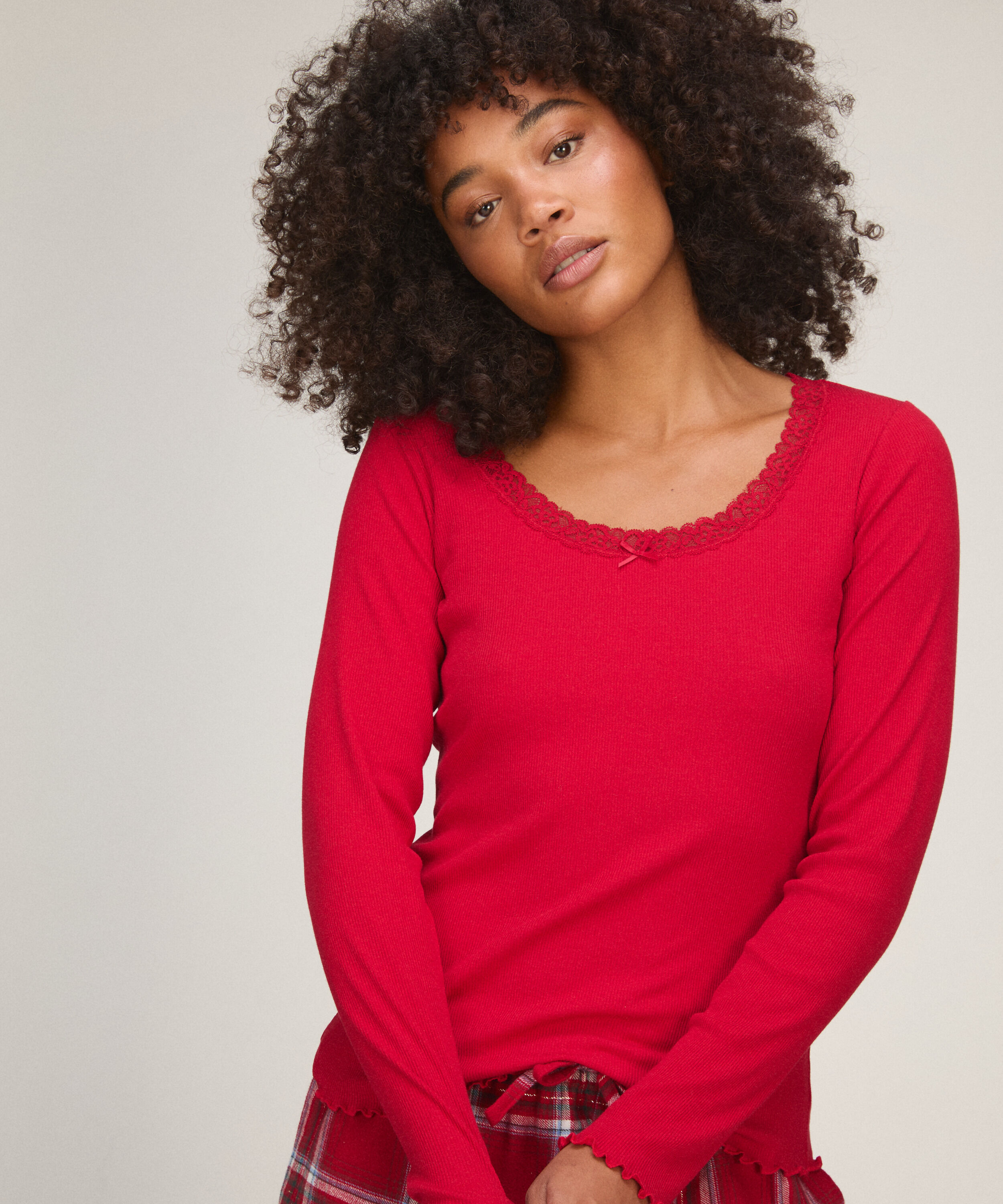Top Jersey avec Dentelle