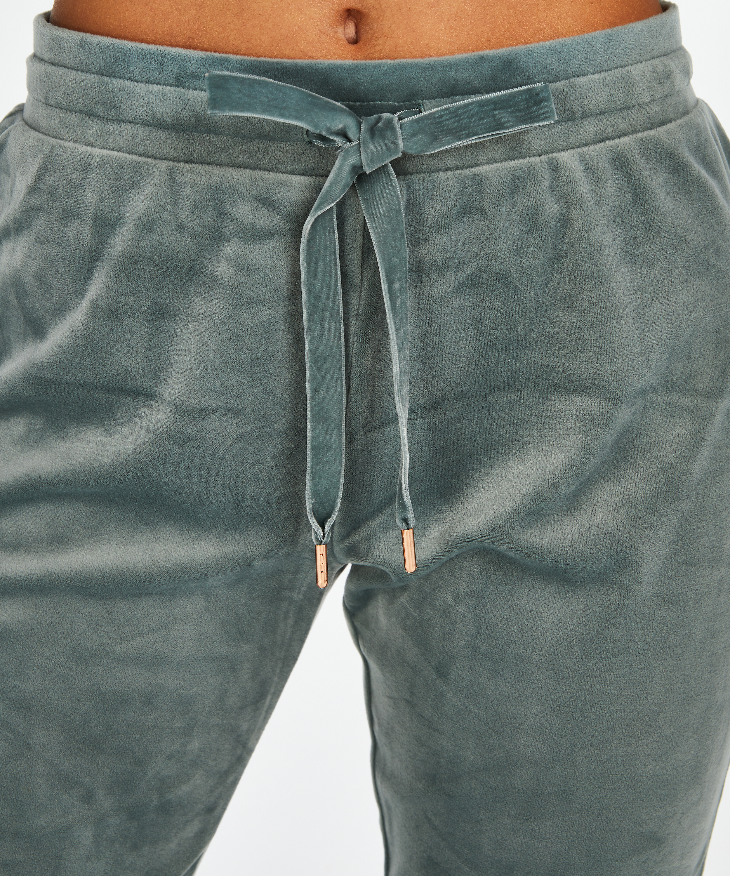 Pantalon de jogging en velours long, Vert, main