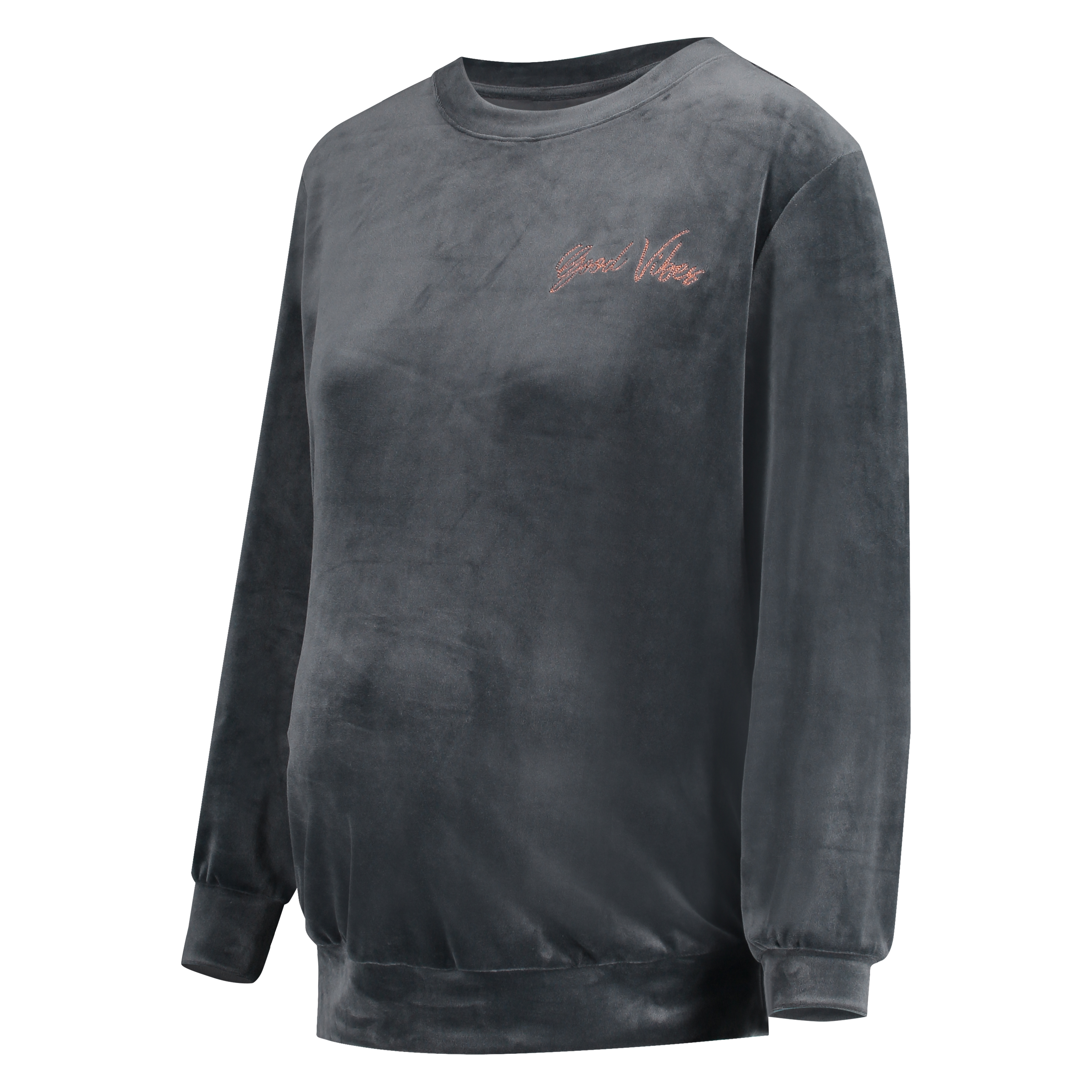 Top de grossesse en velours, Gris, main