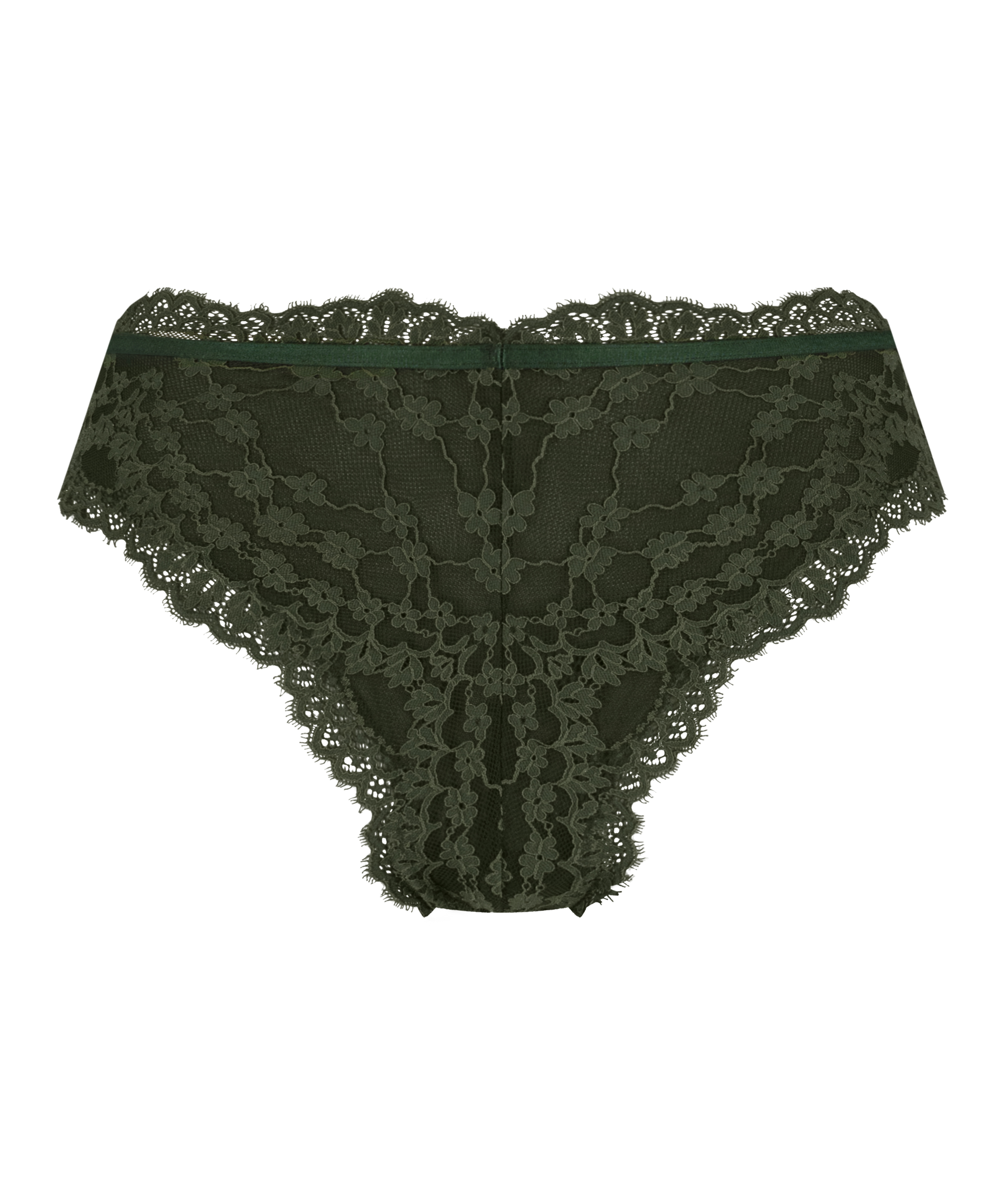 Slip brésilien Daisy, Vert, main