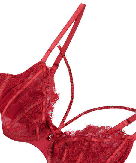 Soutien-gorge à armatures non-préformé Charlotta, Rouge