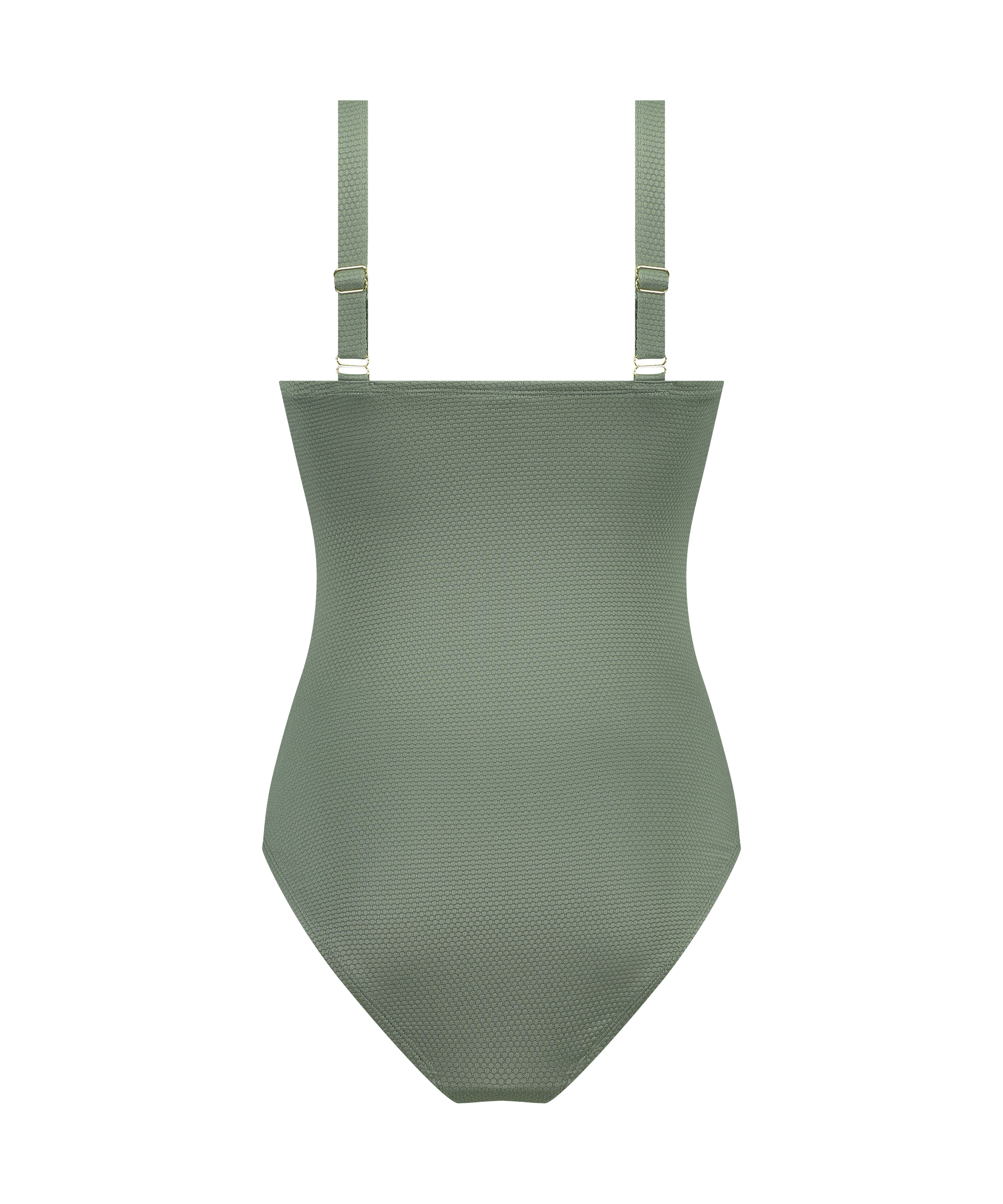 Maillot de bain Shaping Scallop, Vert, main