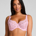 Soutien-gorge à armatures non-préformé Daisy, Rose