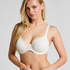 Soutien-gorge à armatures non-préformé en maille, Blanc