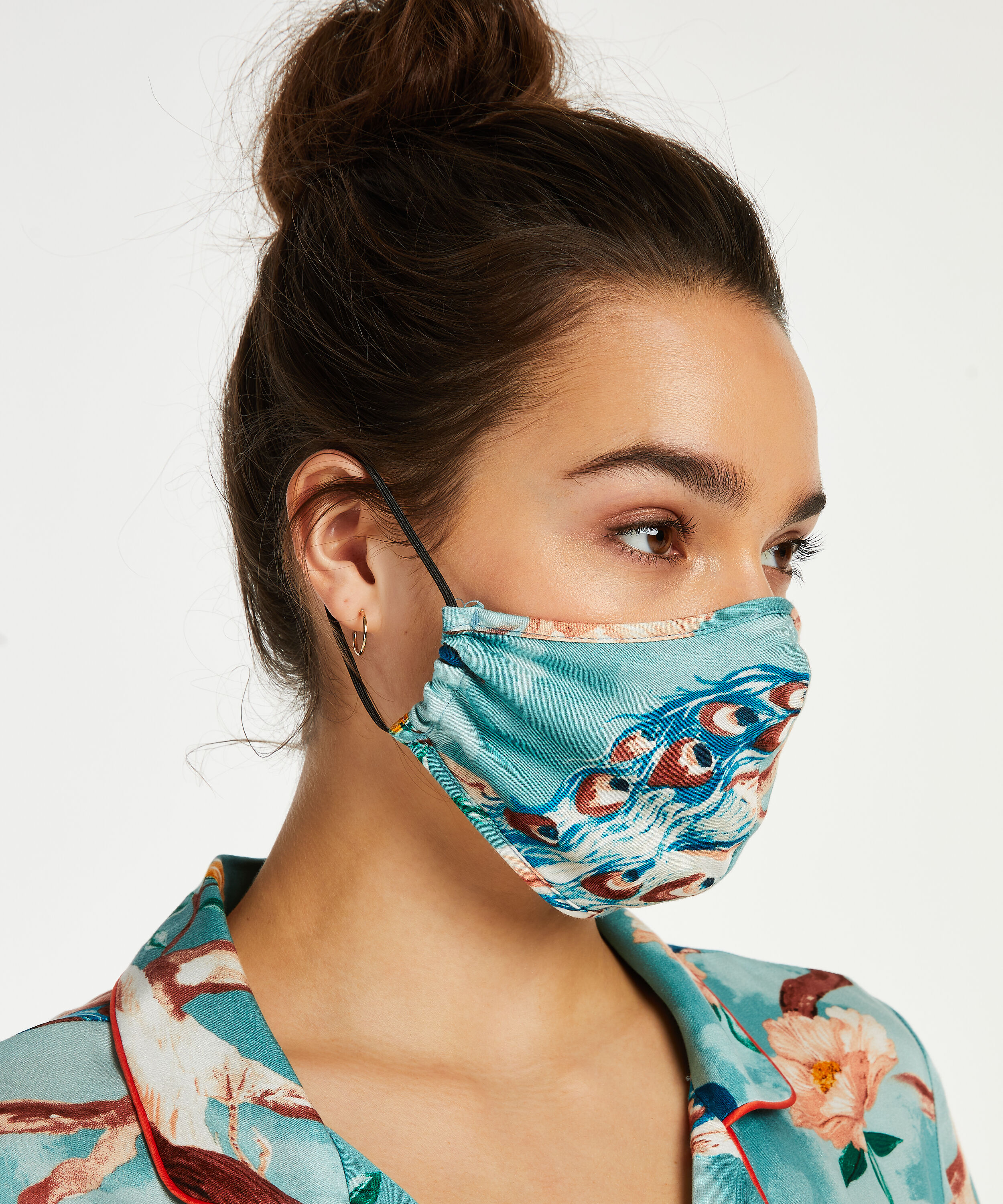 Masque Print, Bleu