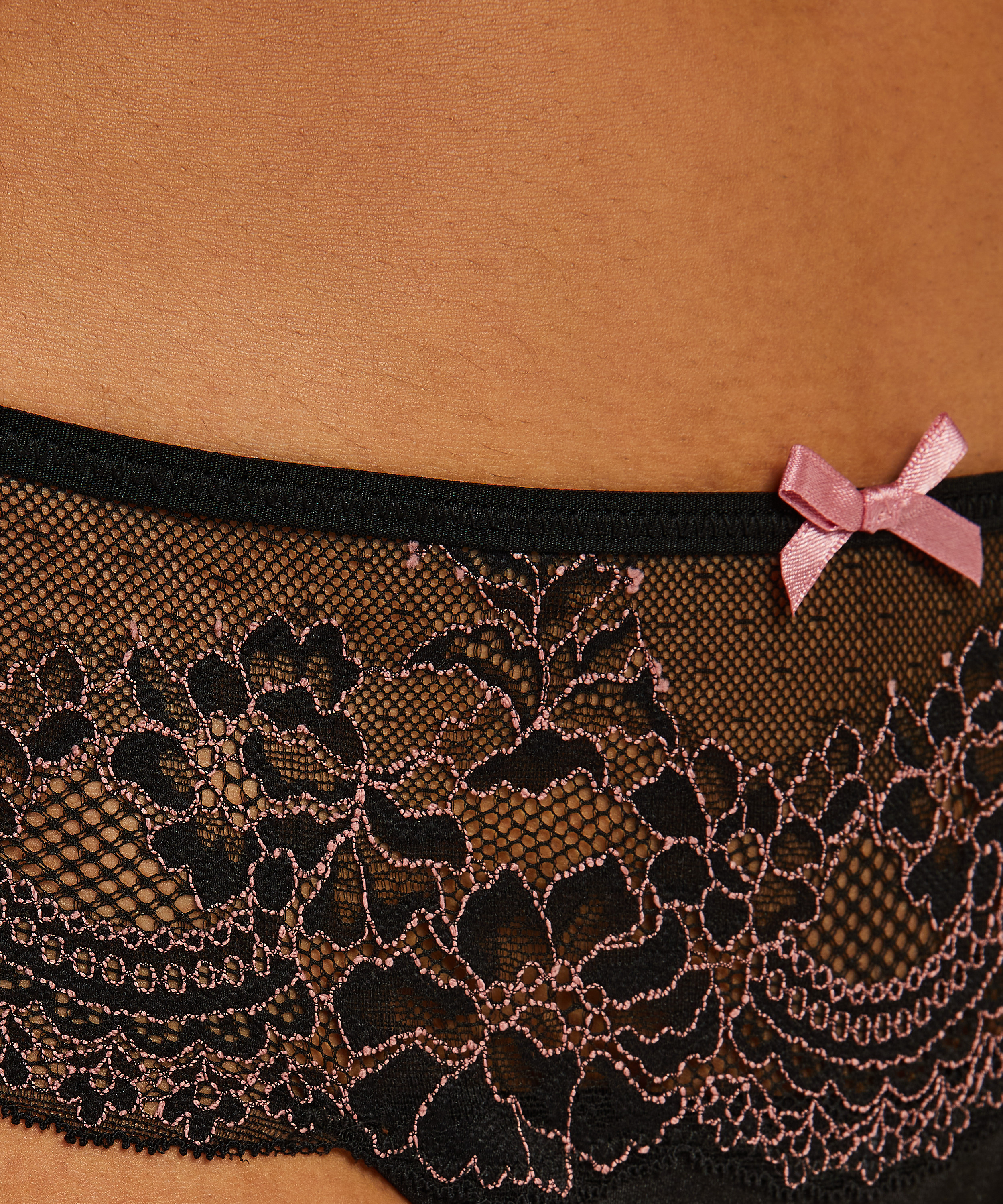 Boxer string Doriane, Noir, main