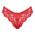 Slip brésilien échancré Heather, Rouge