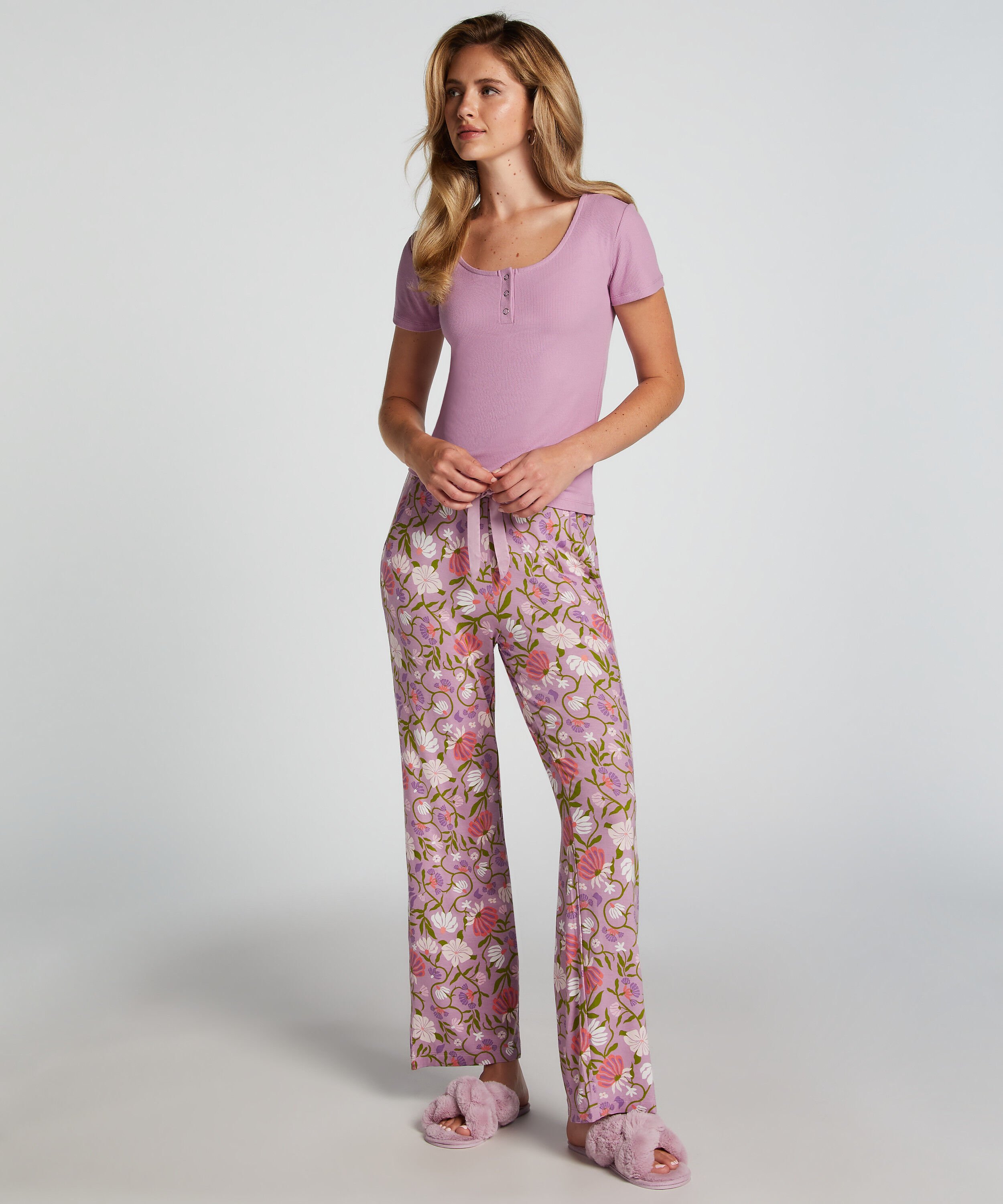Pantalon de pyjama Jersey, Violet