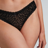 Slip brésilien V-shape Zena, Noir