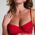 Soutien-gorge à armatures préformé Annie, Rouge