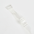 Bretelles de soutien-gorge transparentes bonnet D+, Blanc