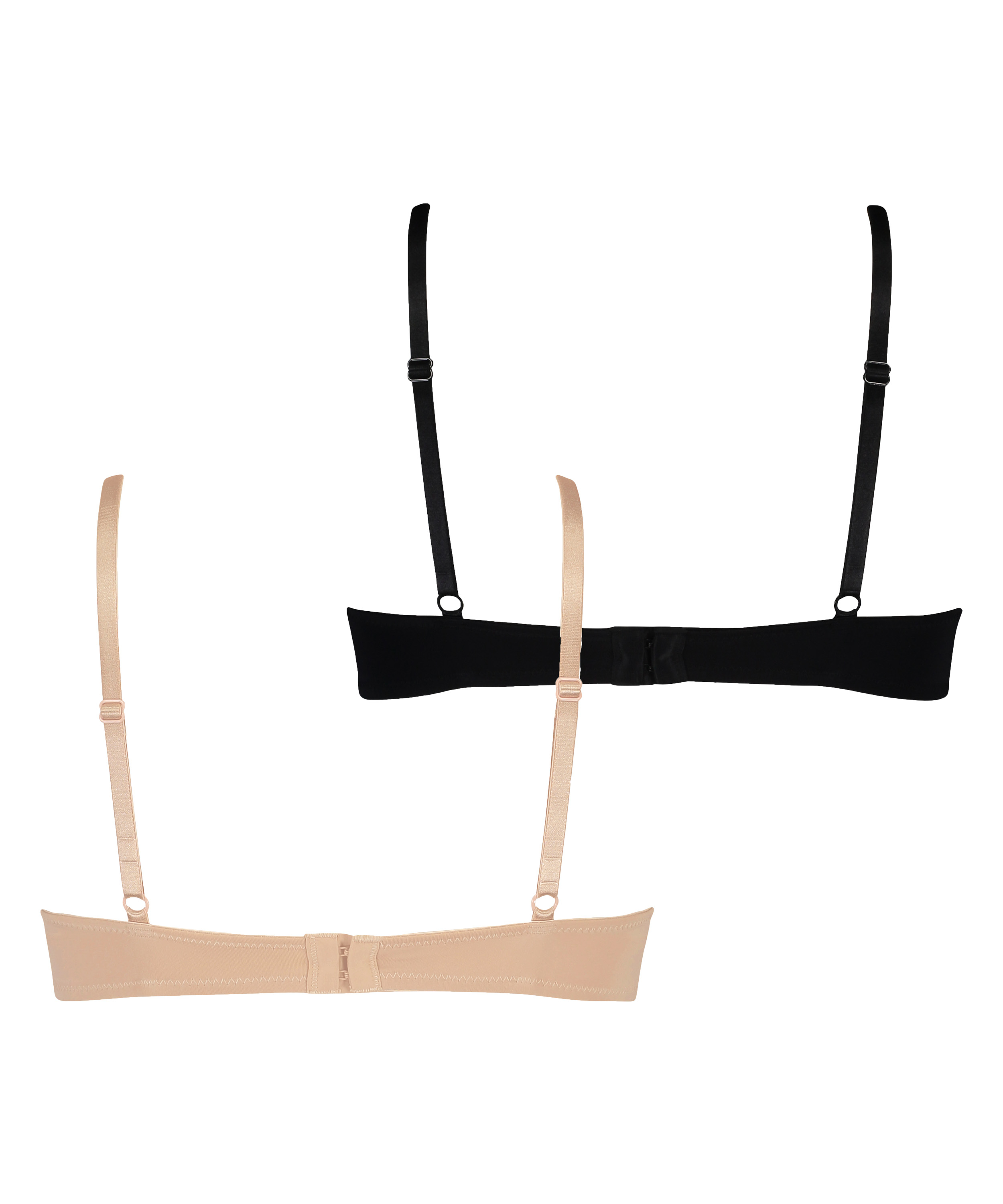 Lot de 2 Soutiens-gorge à armatures préformés, Beige, main