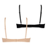 Lot de 2 Soutiens-gorge à armatures préformés, Beige