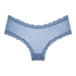 Slip brésilien V-shape mesh, Bleu