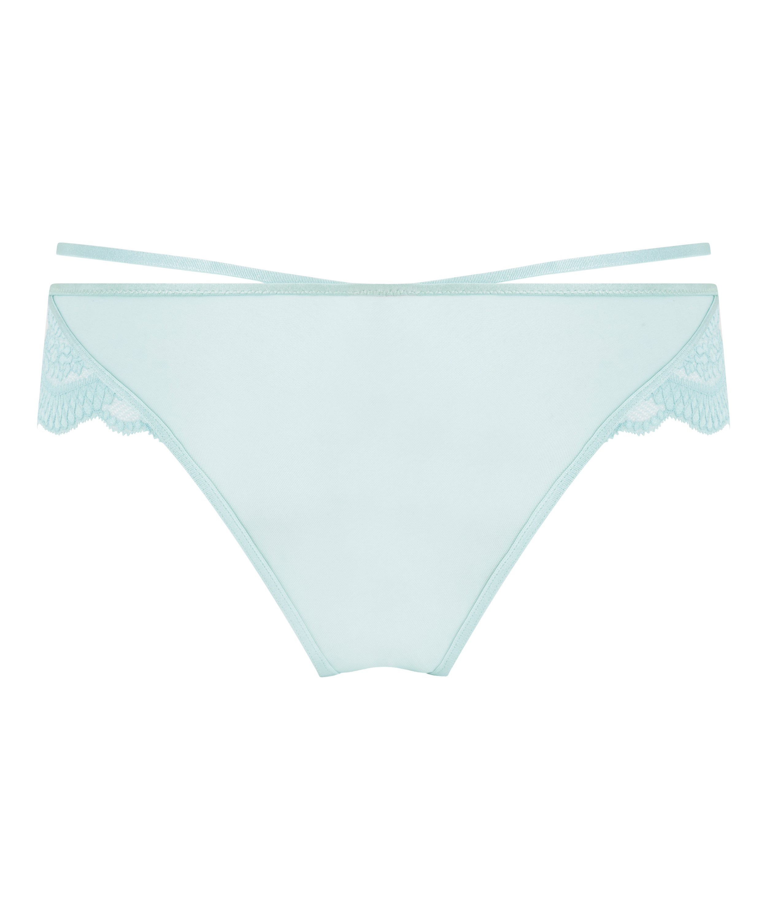 Slip brésilien Ashley, Bleu, main